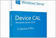 Dispositivo RDP 5 Pack Cal Windows Server 2016